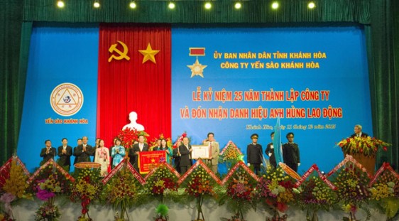 Yến sào Khánh Hòa  - giá trị thương hiệu quốc gia