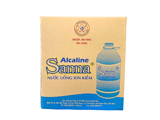 Nước Ion kiềm - Sanna Alcaline - Thùng bình 5l