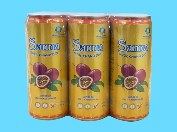 Nước Chanh dây Sanna - Lon - Block