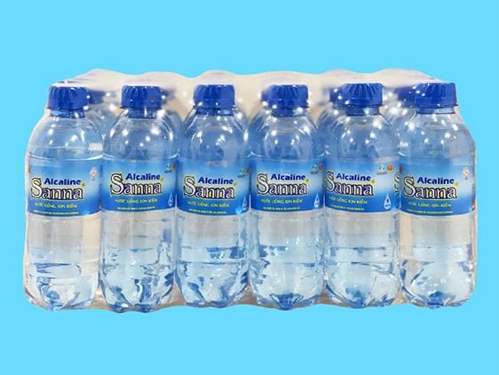 Nước Ion Kiềm - Sanna Alcaline – Block 24 chai 500ml