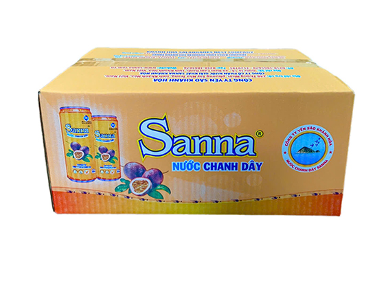 Nước Chanh dây Sanna - Lon - Thùng